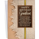- Birthday Card For Grandson - Made In Chicago - Perfect Size: Opens To A Generous 10? × 7.75? - Excellent Card Stock, Envelope Included - Packaged In Extra Sturdy Mailer - 95787