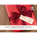 Red Wrapping Paper Set 17" Pearly-Lustre With Silk Like Satin Ribbon & Gift Tags Recyclable Christmas Gift Wrapping Birthday Baby Shower Wedding Handmade Crafts 197"(16.4 Ft)