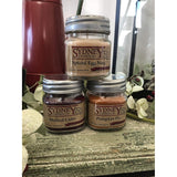 Fall Candle Set, Soy Mason Jar Candles 2-Pack, 7.5 oz Each (Old World Christmas), Holiday Candles for Home Scented, Hand-Poured and Long-Lasting