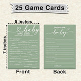 Baby Mad Libs Advice Cards For Boy Or Girl, 5" X 7" Double-Sided Baby Shower Games, Prayer Cards For Baby Gender Reveal Party Supplies - D05