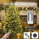 Fairy Lights Battery Operated With Remote, 33Ft 100 Led Dimmable Twinkle Lights With Timer, Waterproof Copper Wire Strin