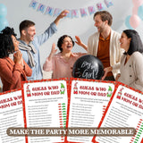 Christmas Baby Shower Games, Find Who Mom Or Dad Themed Gender Reveal Party Game, Winter Festival Game Cards With Santa Gnomes Design, Xmas Baby Shower Games, Holiday Party Supplies -04