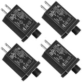 4 Pcs Replacement Yard Inflatable Adapter Power Supply Adaptor 12Vdc 1.0A Class 2 Power Supply For Halloween Christmas I