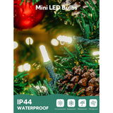 Clear Christmas Lights 2Pack 50Count 16Feet Led Bulb Mini String Lights For Indoor Xmas Tree Garland Birthday Wedding Pa