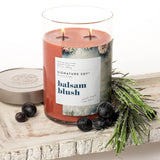 Lidded Balsam Blush Scented Candle, Extra Large Jar