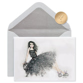 Birthday Card For Her - Designed By Bella Pilar (Bunny Slipper Girl)