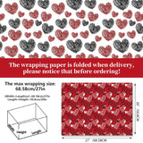 12 Sheets Valentine'S Day Wrapping Paper, Love Heart And Sweet Lips Gift Wrapping Paper For Men Women Husband Wife Girl Friends Boy Friends Couple Valentin’S Day Party Favors Gift Decor