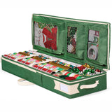 Premium Wrapping Paper Storage Organizer, Easy To Carry, 6 Individual Pockets For Christmas Gift Wrap Supplies, Lightweight And Sturdy