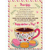 Mother'S Day Card For Gigi, 5X7 Inches Greeting Card, Premium Envelope And Seal, Heartfelt Card From Grandchildren, Unique Appreciation Mothers Day Cards From Grandson/Granddaughter