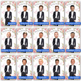 Floral Bridal Shower Games - Who Has The Groom Game - Scratch Off Celebrity Cards Tickets Bridal Shower Game - Funny Bachelorette Party Games