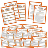 Thanksgiving Friendly Feud Game, Family Friendly Quiz, Family Game Night, Feud Trivia Quiz, Thanksgiving Trivia For Holiday Party, Fall Party Supplies - Egj01