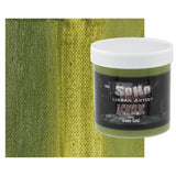 Heavy Body Acrylic Paint - 500 Ml Jar - Green Gold - Thick, Rich Color, Excellent Coverage, Professional Quality - Artists Acrylic Paint