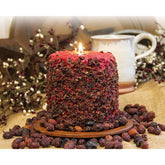 5'' Hand Dipped Country Fresh Hearth Candle (Home Spun Harvest)