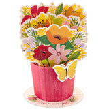 Hallmark Pop Up Mothers Day Card or Birthday Card for Women, Her, Grandma, Sister, Daughter, Friend (Flower Bouquet)