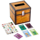 Hallmark Minecraft Valentines Day Cards and Mailbox for Kids School Classroom Exchange (1 Box, 32 Valentine Cards, 35 Stickers, 1 Teacher Card)