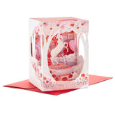 Hallmark Paper Wonder Valentines Day Pop Up Card (Unicorn, Magical Wishes)