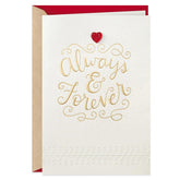 Hallmark Valentine's Day Card for Wife (Always & Forever)