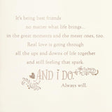 Hallmark Valentines Day Card for Husband, Wife, Boyfriend, Girlfriend (Real Love) Anniversary Card, Love Card