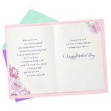 Hallmark Mothers Day Card for Wife (Purple Flowers) (699MBC1249)