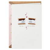 Hallmark Signature Valentines Day Card for Husband, Wife, Boyfriend, Girlfriend (Smores)