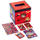 Hallmark Harry Potter Valentines Day Cards and Mailbox for Kids School Classroom Exchange (1 Box, 32 Valentine Cards, 35 Stickers, 1 Teacher Card)