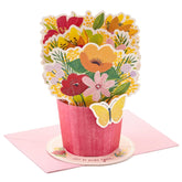 Hallmark Pop Up Mothers Day Card or Birthday Card for Women, Her, Grandma, Sister, Daughter, Friend (Flower Bouquet)