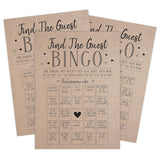 Bridal Shower Games, Find The Guest Bingo, Wedding Shower Game And Activities, 50 Game Cards Included