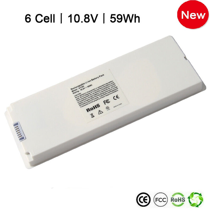 Rechargeable Battery For Apple Macbook 13"Inch A1181 A1185 Ma561 Ma566 White