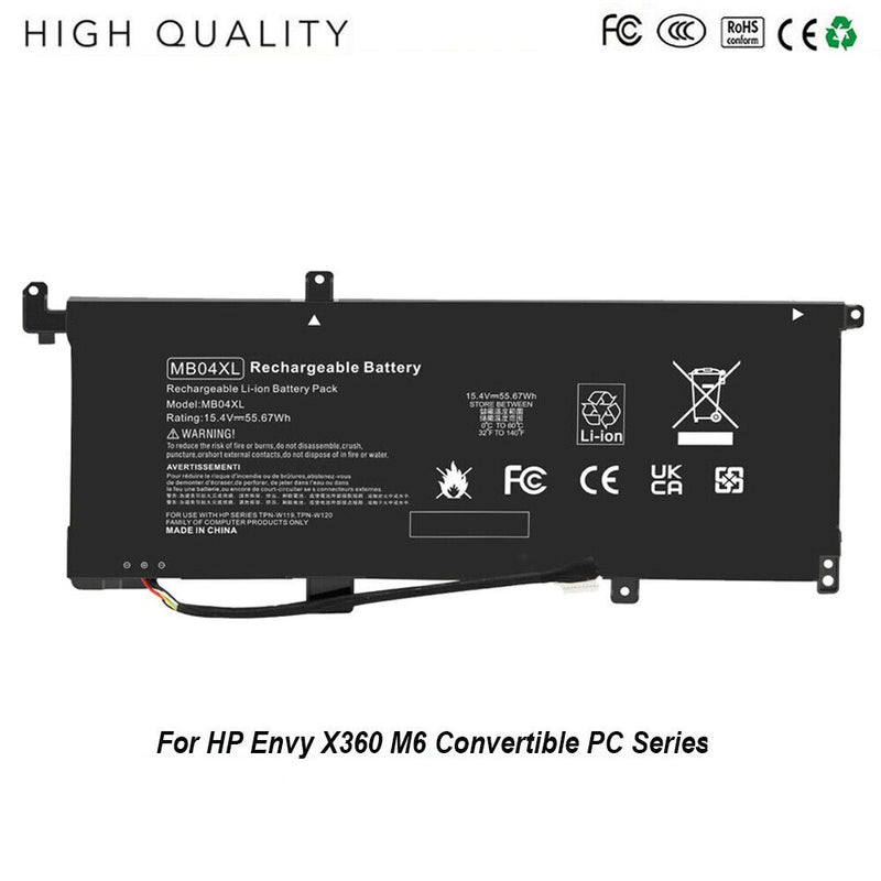 Battery For Hp Envy X360 M6 Convertible M6-Aq003Dx , Envy X360 15" 15-Aq005Na Us