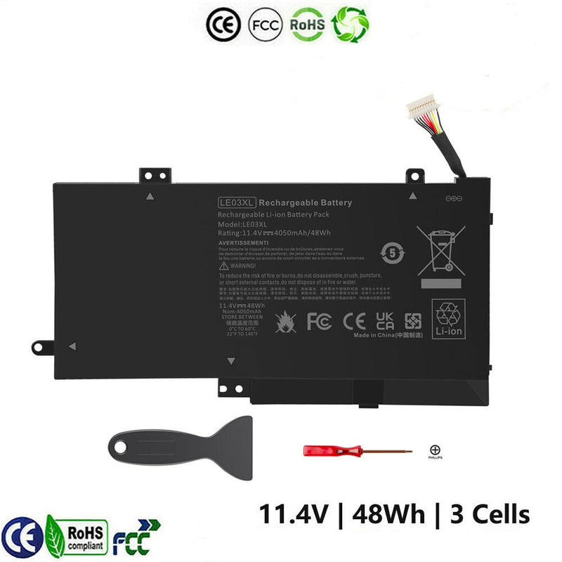Le03Xl Battery 11.4V 48Wh For Hp Envy X360 M6-W103Dx 796356-005 796220-831