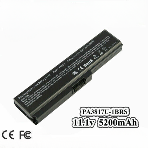 Laptop Battery For Toshiba Pa3817U-1Brs 10.8V Li-Ion 48Wh 6 Cell Computer