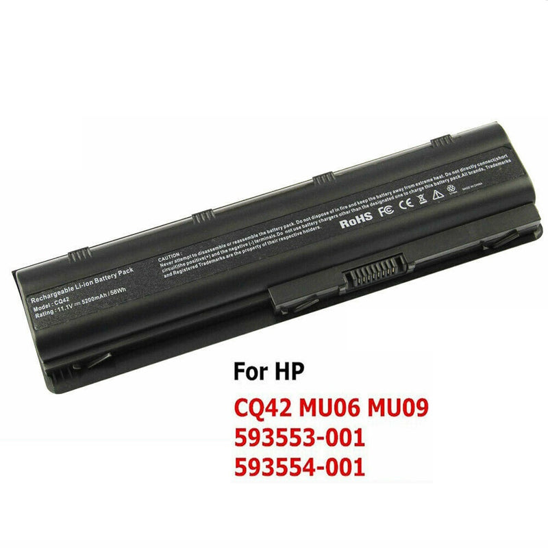 Laptop Battery For Compaq Presario Cq57-489Wm Cq58 Cq58-A10Nr Cq62-100 Cq62-A00