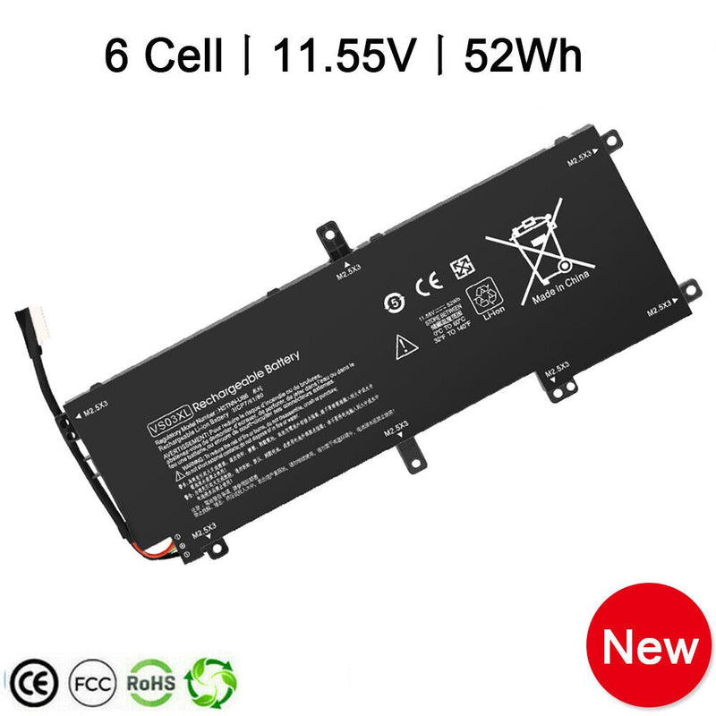 For Hp Envy 15.6" Vs03Xl 15-As014Wm 849313-850 849047-541 849313-856 Battery
