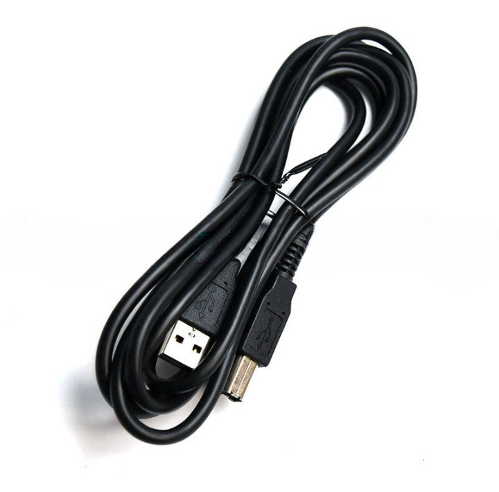 New Black Usb-A Male/Usb-B Male Usb 2 Cable 6Ft Hewlett Packard Hp Printer Cable