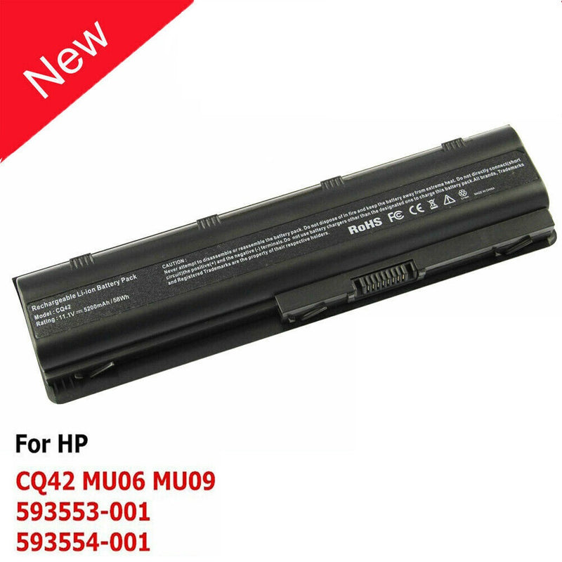 Battery For Hp Mu06 593553-001 Dv7-6143Cl Dv7-6C23Cl Mu09 636631-001 Hstnn-Lb2W