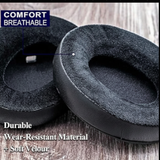 Replacement Earpads for Sony WH 1000XM4 Headphones Hybrid Velour Ear Cushions Soft Comfortable Wear Resistant Ear Pads Compatible with WH1000XM4