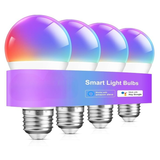 Smart LED Light Bulbs 4 Pack Color Changing WiFi Bluetooth E26 A19 Works with Alexa Google Assistant