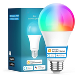 A21 Smart WiFi LED Bulb RGBW 850LM Dimmable E26 Works with Apple HomeKit Alexa Google Home