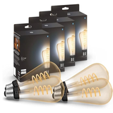 ST23 Smart Filament LED Bulb 60W E26 White Ambiance 4 Pack Alexa Google Home