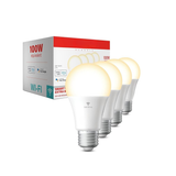 A19 Smart WiFi LED Light Bulb 100W Equivalent 1500LM Dimmable Alexa Google Compatible 4 Pack