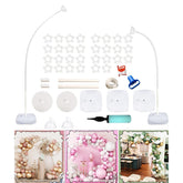 8FT & 6FT Half Arch Stand Kit – Durable Balloon Frame for Party Decorations