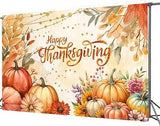 7x5FT Fall Thanksgiving Backdrop Pumpkin Harvest Photo Background Party Decor