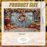 Fall Photography Backdrop Pumpkin Harvest Scarecrow Thanksgiving Party Decor