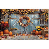 Fall Photography Backdrop Pumpkin Harvest Scarecrow Thanksgiving Party Decor