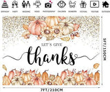 7x5FT Fall Thanksgiving Backdrop Festival Party Banner Autumn Decor