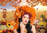 7x5ft Autumn Thanksgiving Backdrop Harvest Haystack Pumpkin Sunflower Maple Leaves Banner