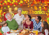 Give Thanks to The Lord Backdrop Banner for Fall Thanksgiving Christian Decor