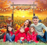 7x5ft Fall Pumpkin Patch Backdrop for Birthday Baby Shower Thanksgiving Decor