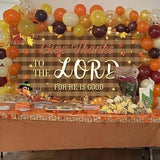 7x5ft Christian Thanksgiving Photography Backdrop with "Give Thanks to The Lord"