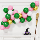 Pink and Green Balloons 50pcs 12inch Pastel White Gold for Baby Shower Wedding Party